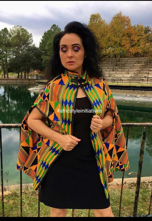 African Print Cape