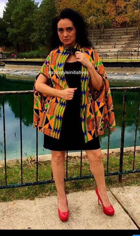 African Print Cape