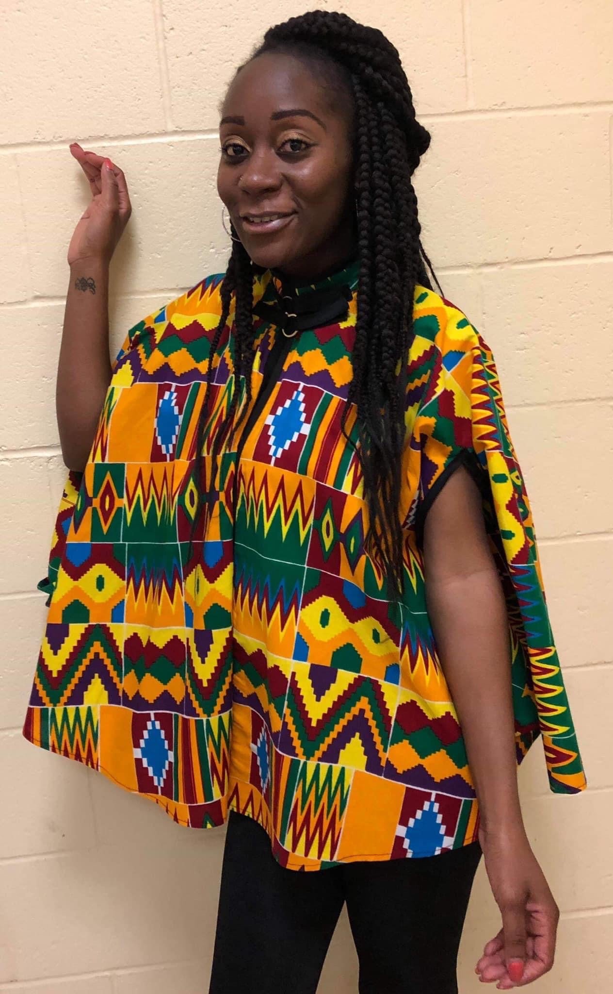 African Print Cape