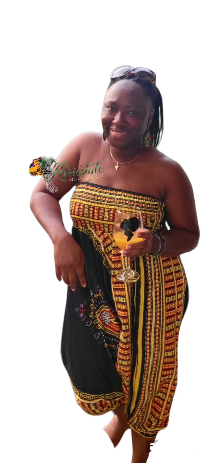 Dashiki Jumpsuit