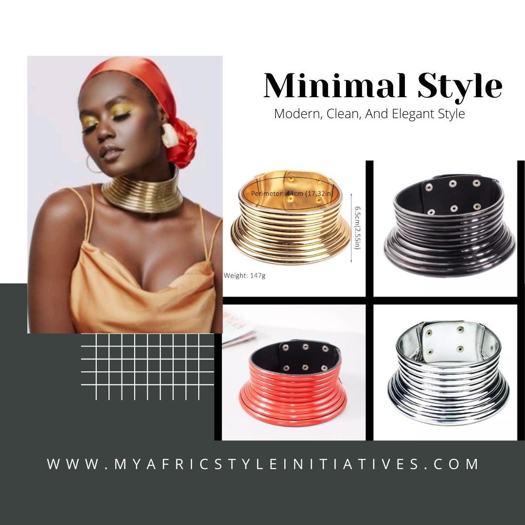 African Goddess Choker Necklace