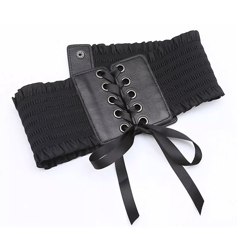 Soft Leather Wide Belt
