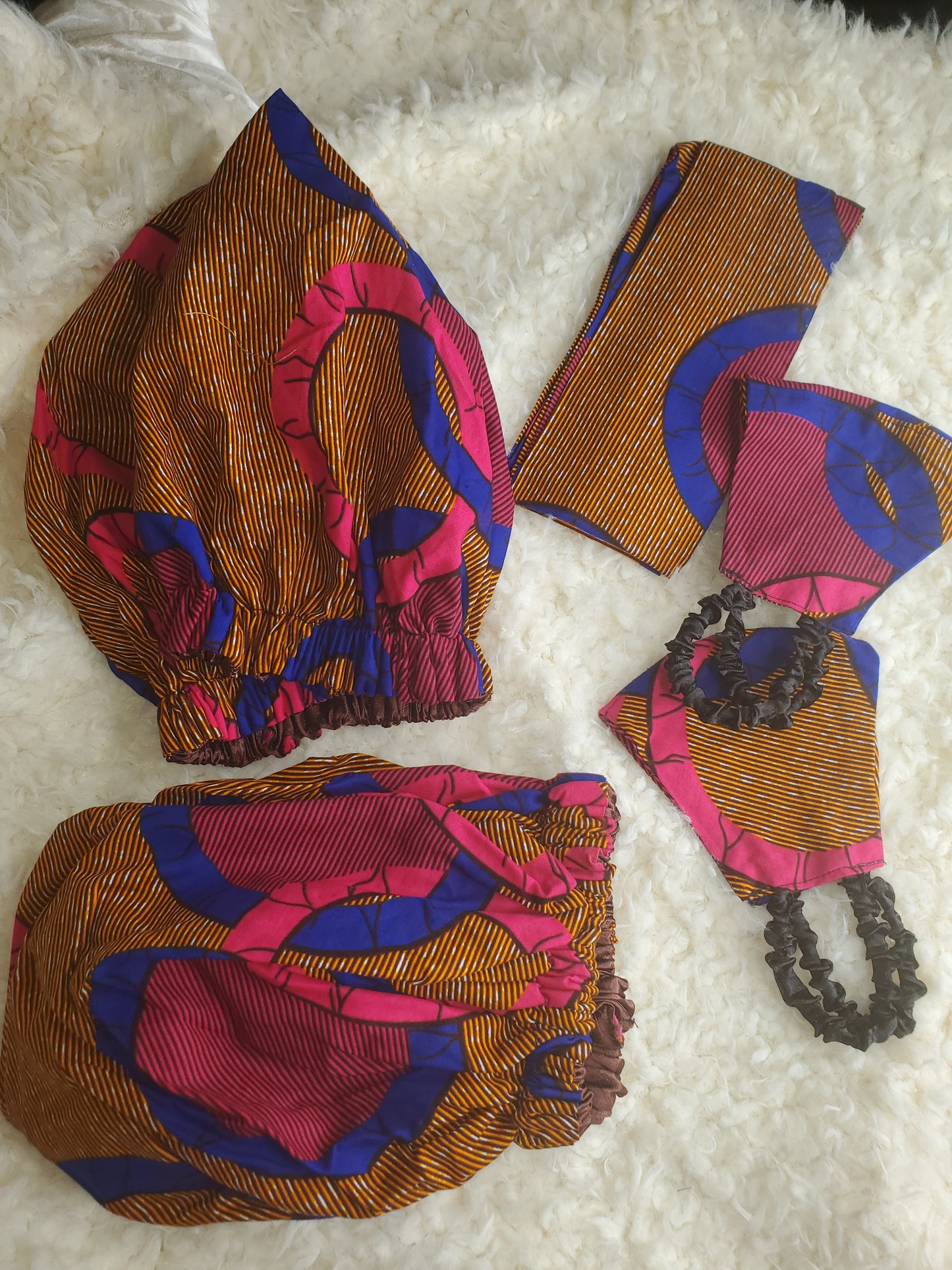 Bonnet Headwrap Set