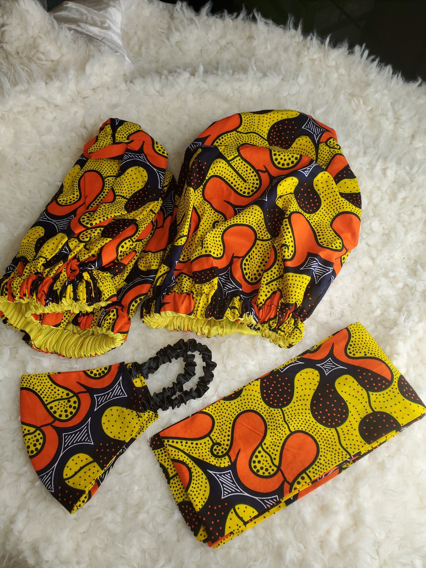 Bonnet Headwrap Set
