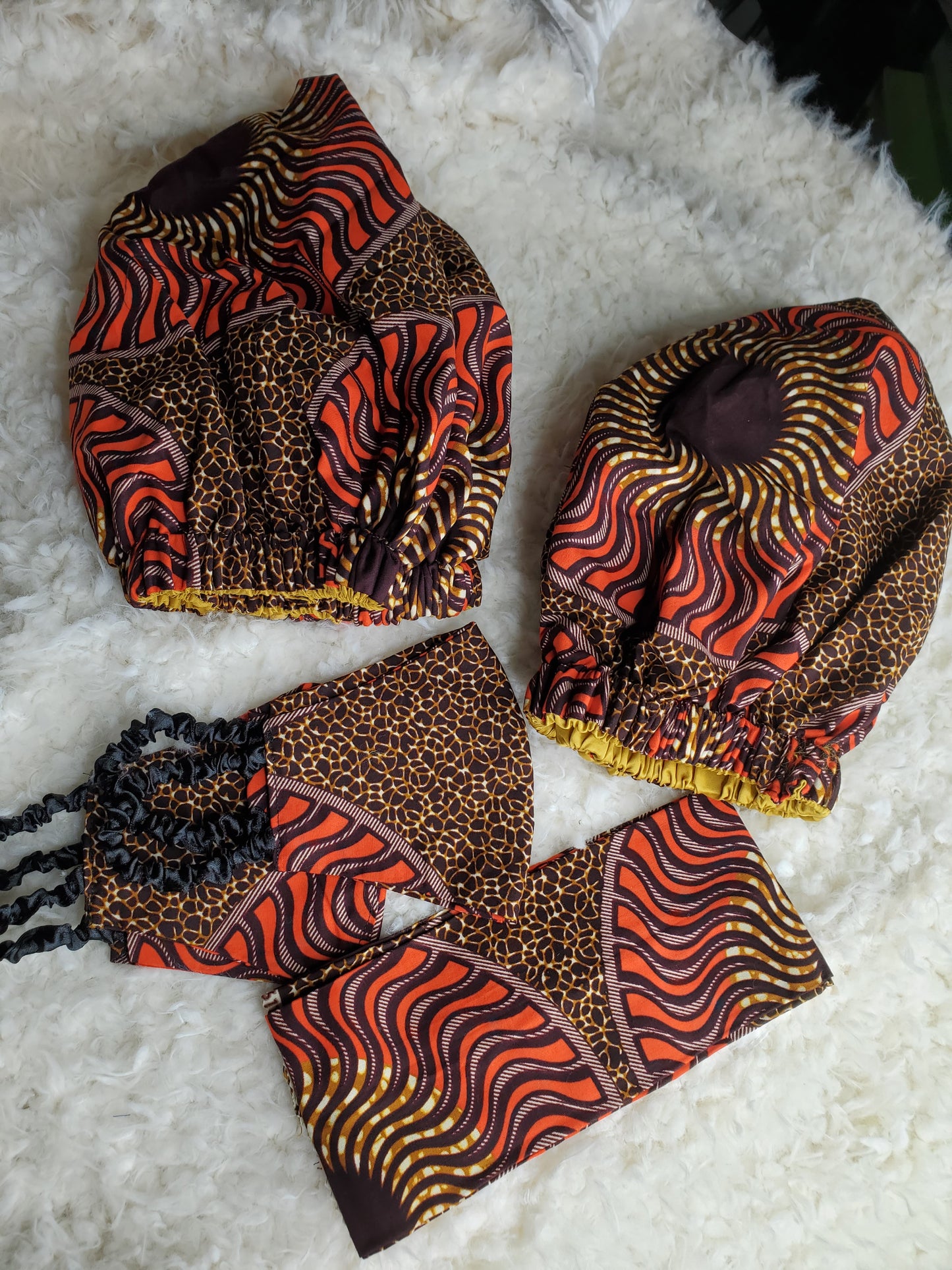 Bonnet Headwrap Set