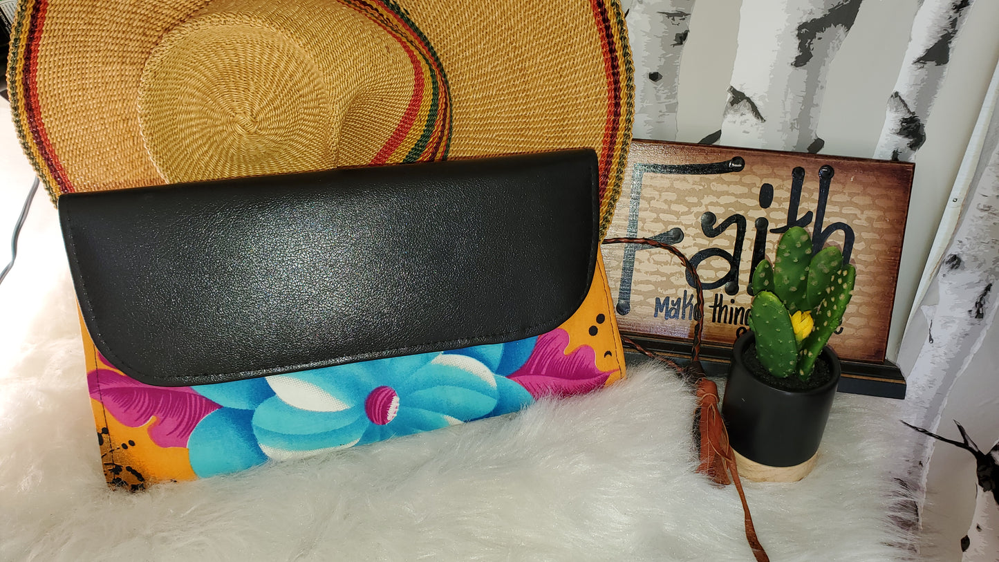 African Print Clutch