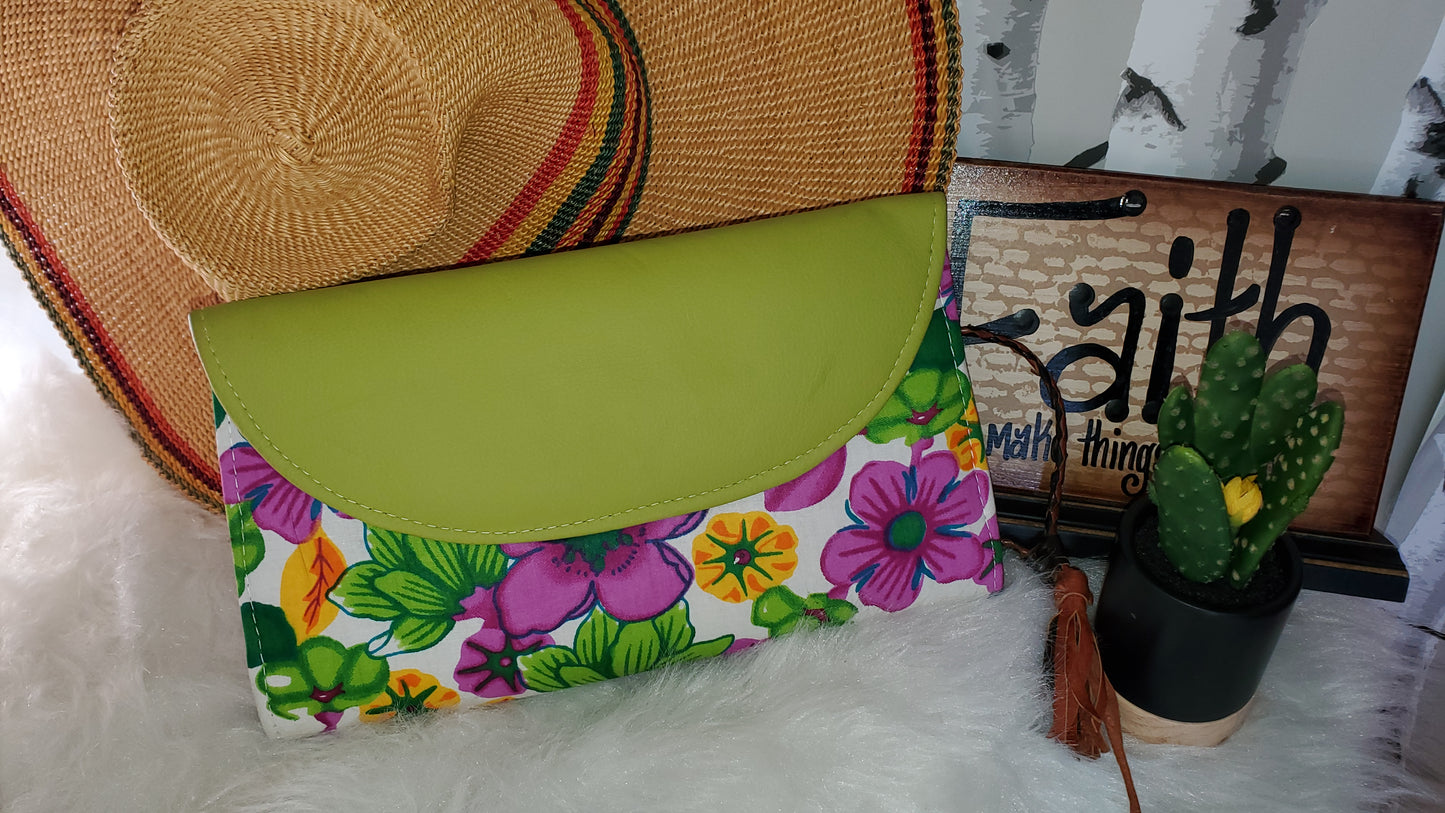 African Print Clutch