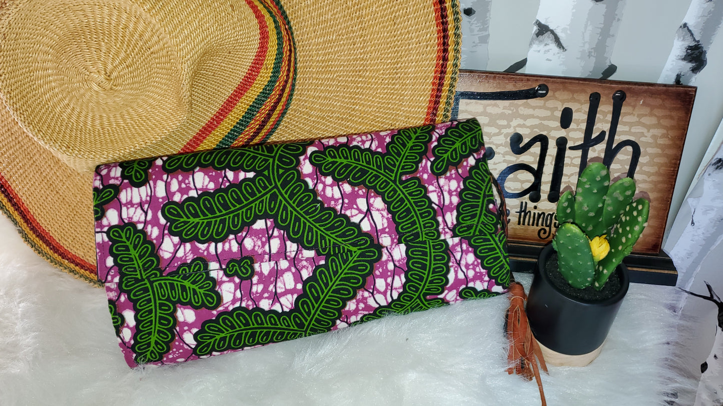 African Print Clutch