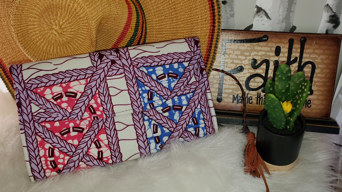 African Print Clutch