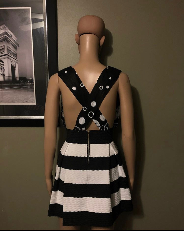 Ankara Holter Dress