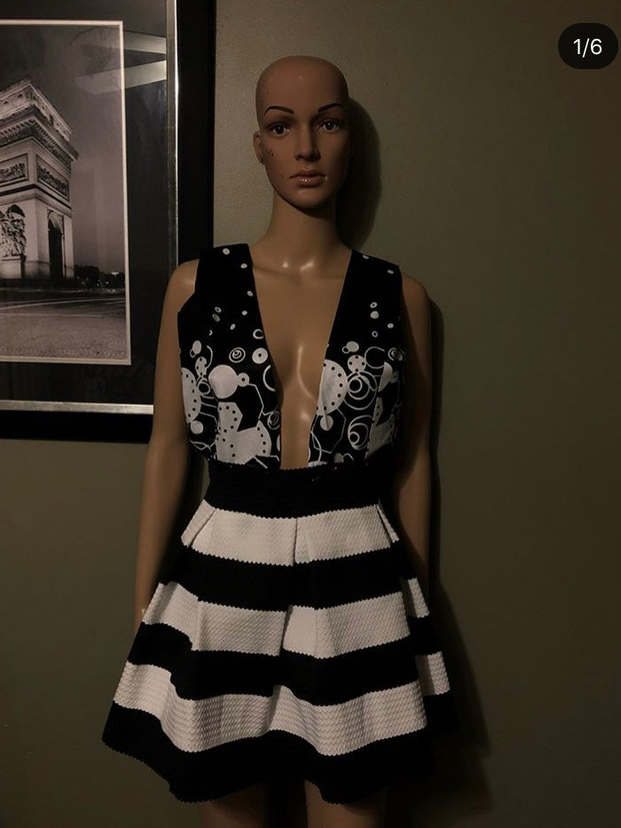 Ankara Holter Dress