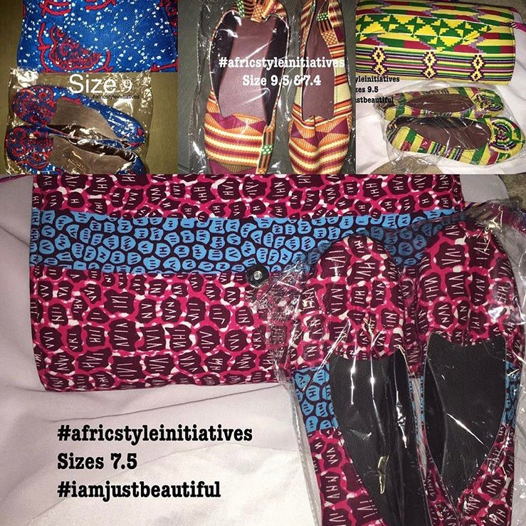 Yellow Kente Clutch