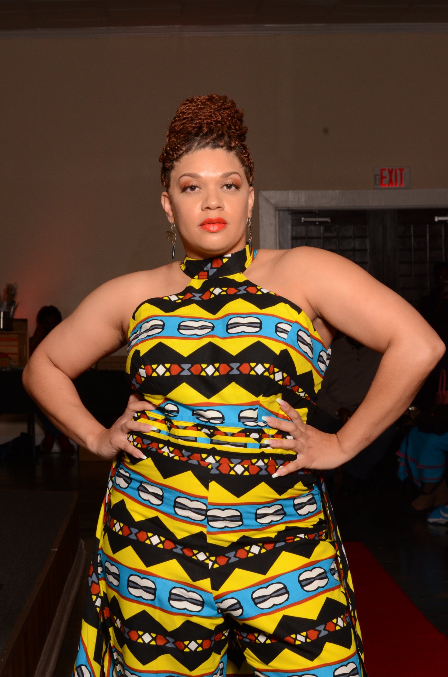 African Print Jumpsuit