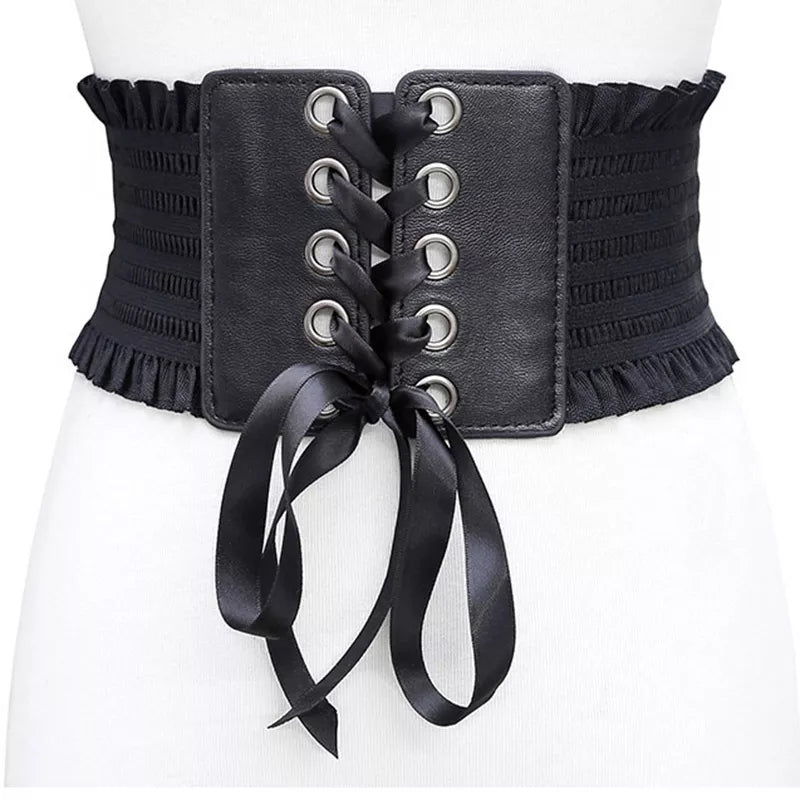 Soft Leather Wide Belt