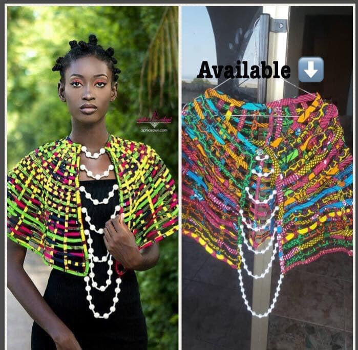 Webbed Ankara Necklace