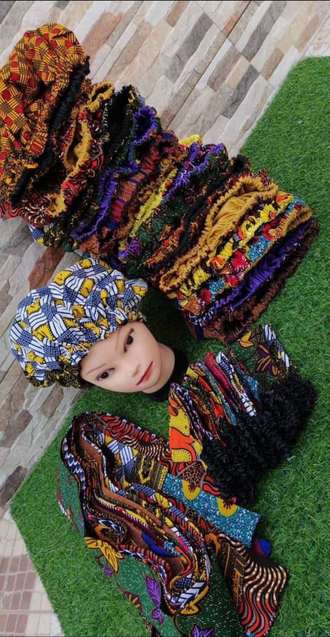 Bonnet Headwrap Set