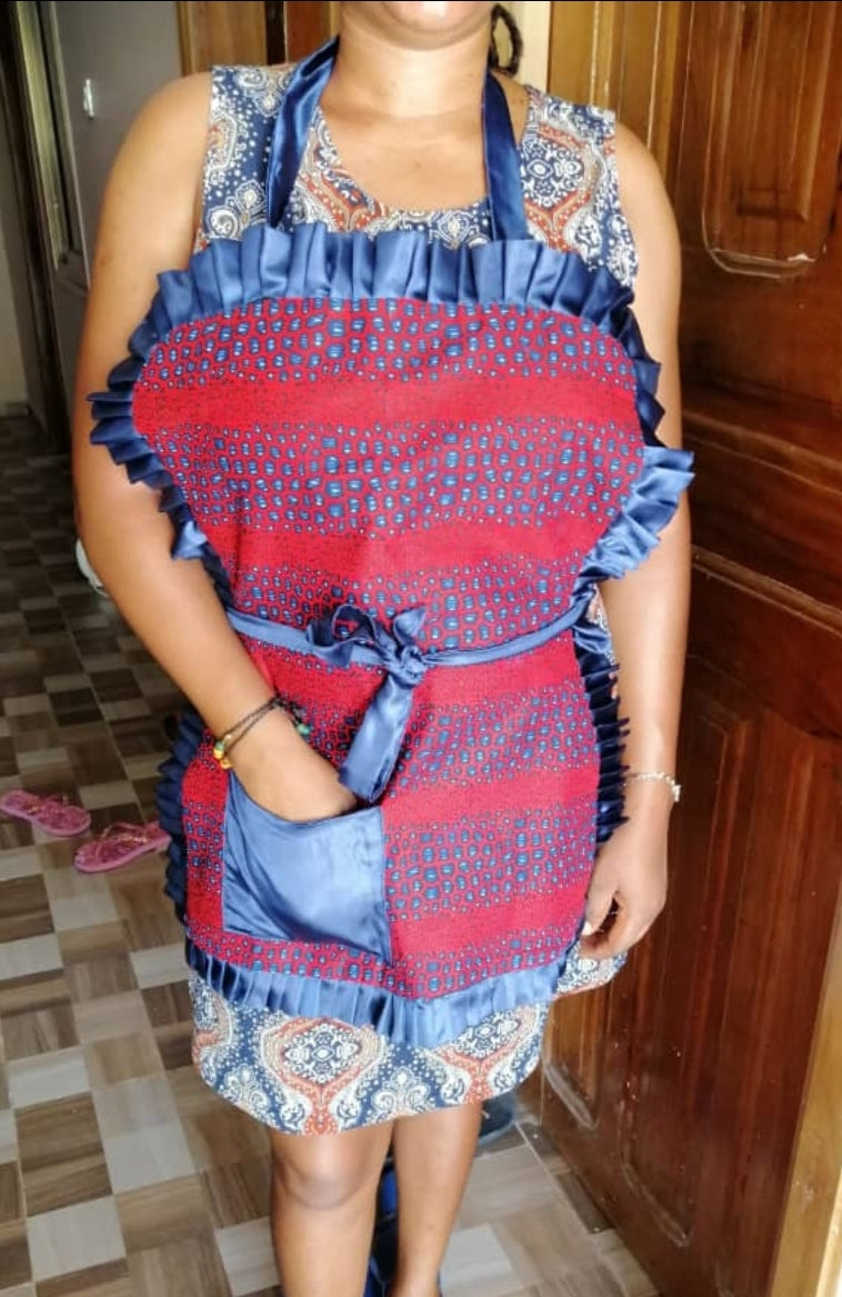 African Print Apron